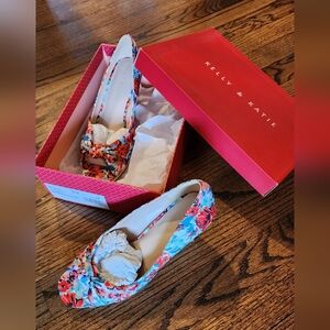 Kelly & Katie Floral Women's Wedges NEW